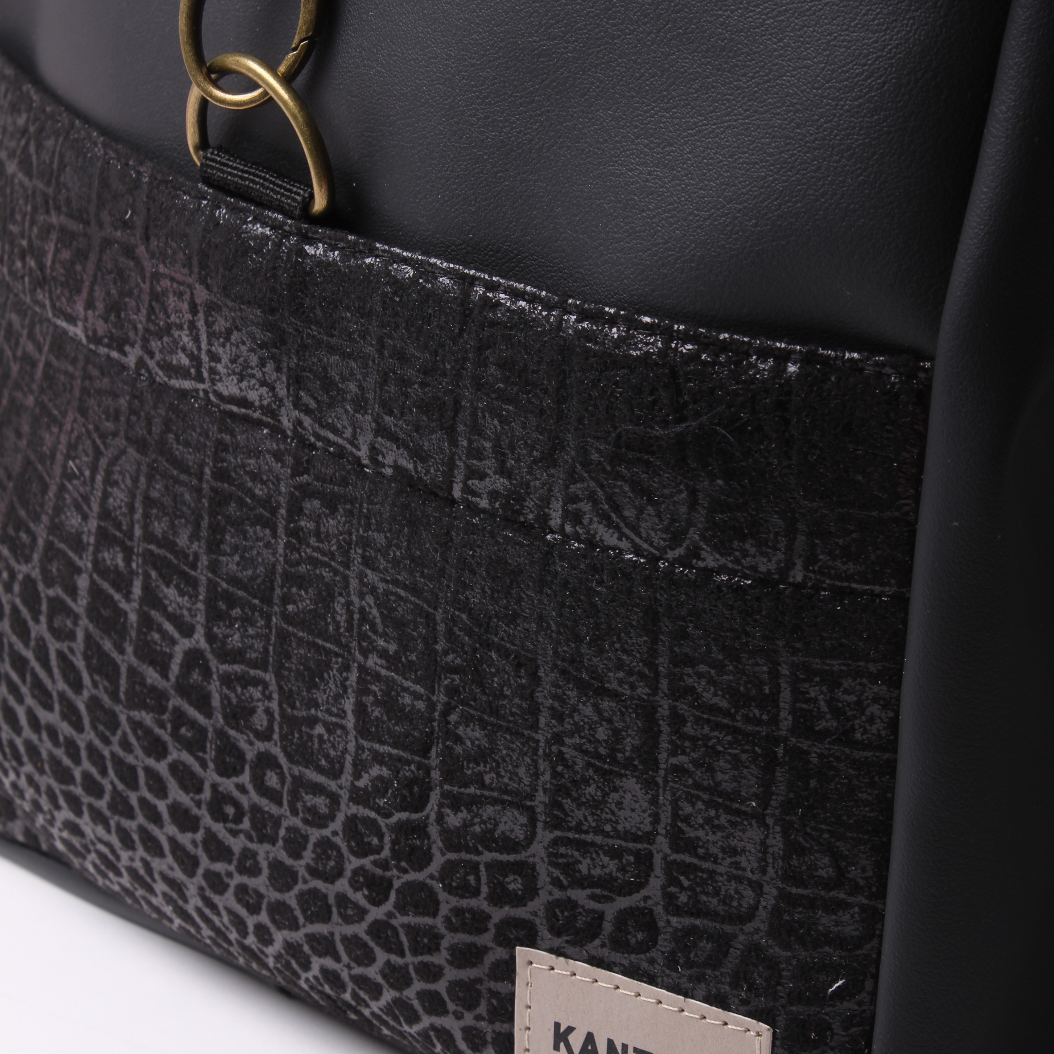 אקספרט פלוס הדפס תנין שחור ושחור