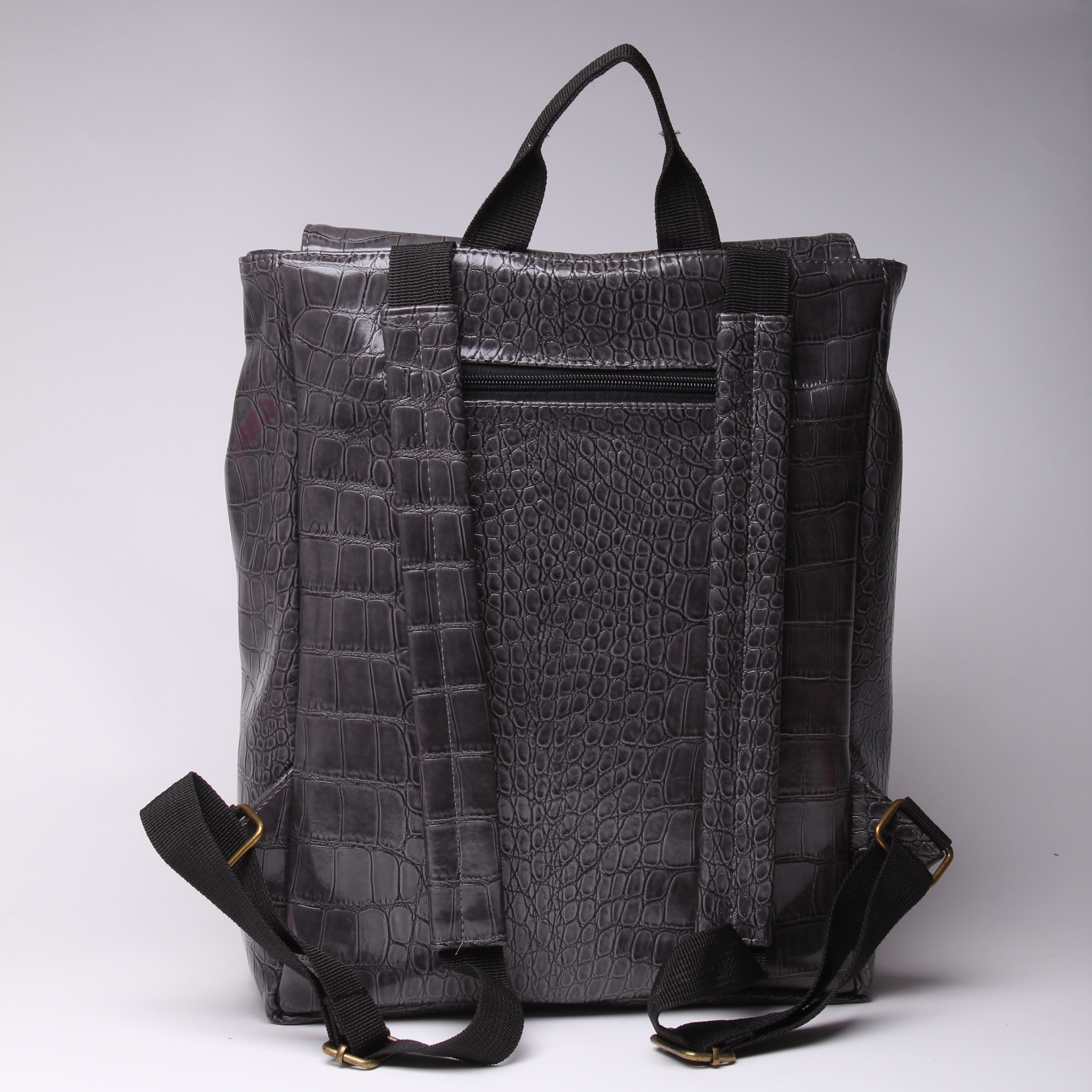 אקספרט קרוקו אפור מבריק