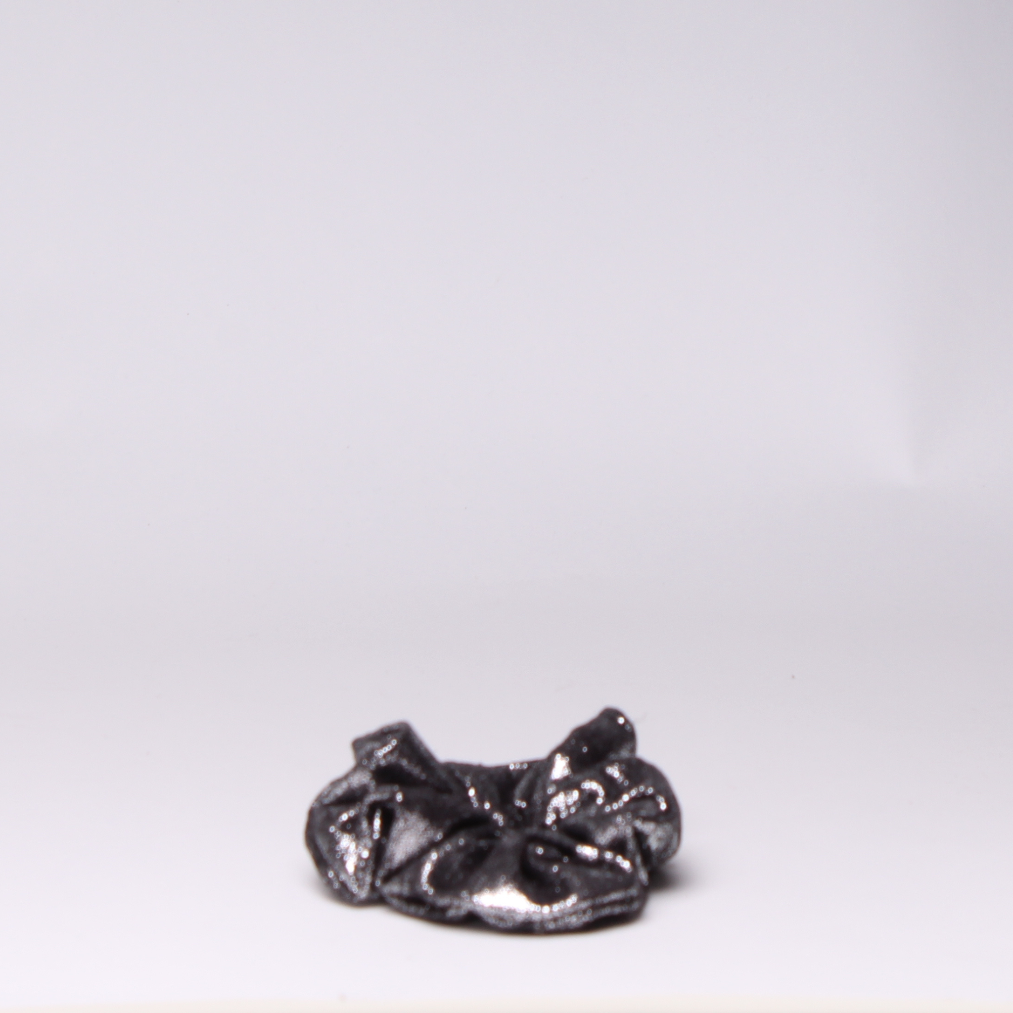 סקראנצ'י כסוף משופשף