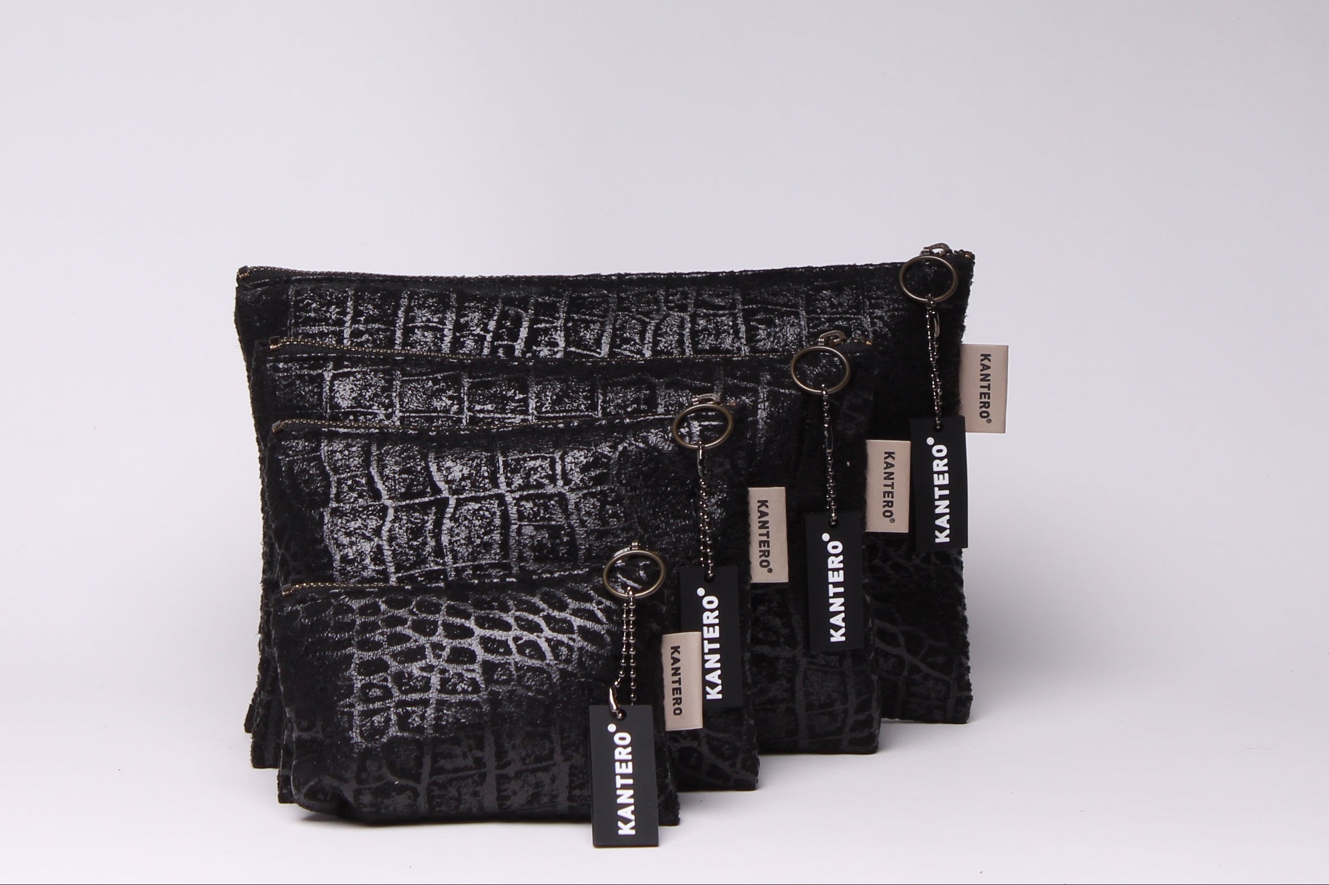 קלאץ' קטן תנין שחור