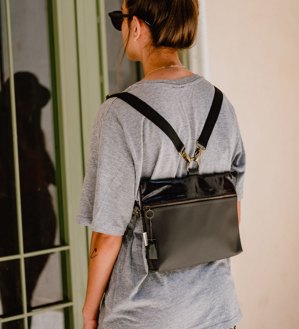 4 ב-1 שחור נצנצים ושחור