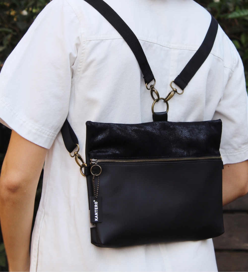 4 ב-1 שחור נצנצים ושחור