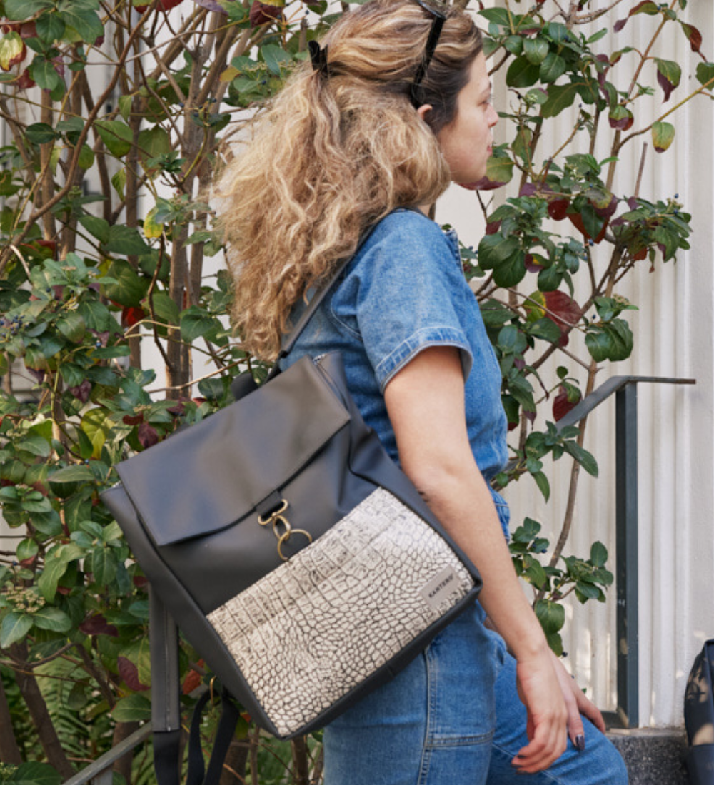 אקספרט הדפס תנין ושחור