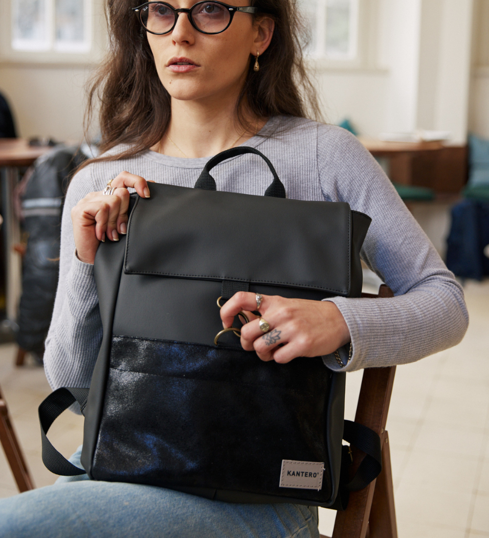 אקספרט שחור נצנצים ושחור