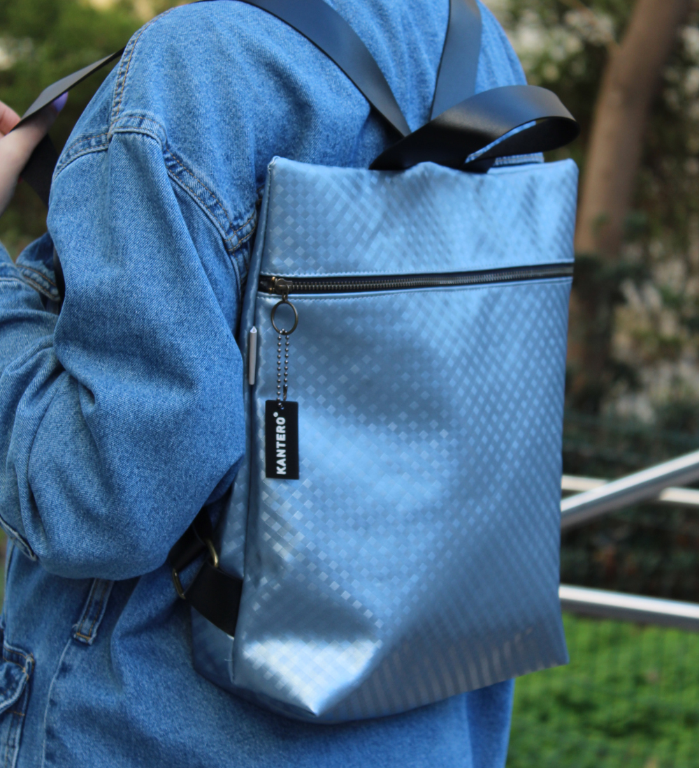 מיני מלבן תכלת נירוסטה