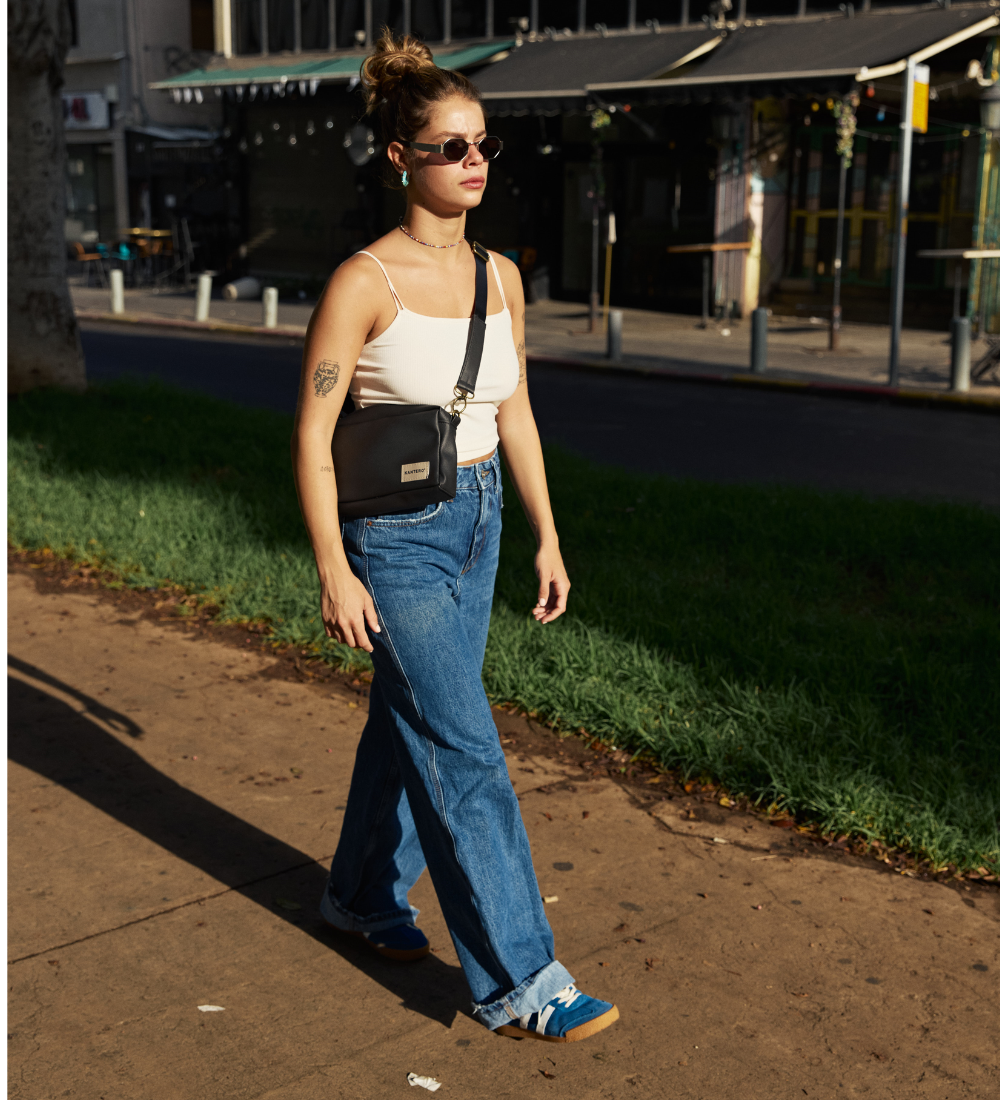 תיק צד קטן EDIT- שחור מט