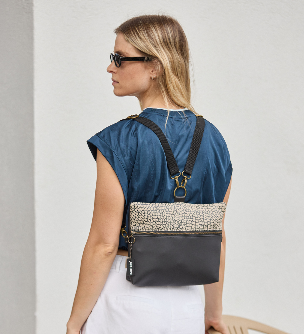 4 ב-1 הדפס תנין ושחור