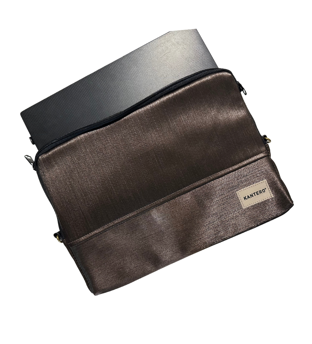 קייס חום מבריק משויף