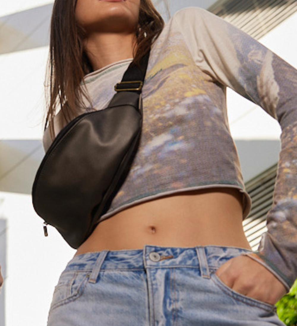 פאוץ׳ קלאסי זהב כהה