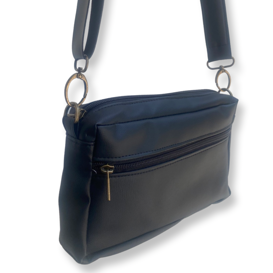 תיק צד קטן EDIT- שחור מט