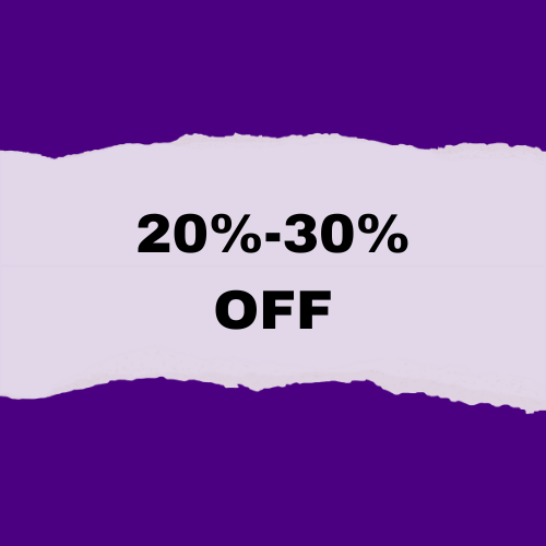 20%-30% OFF