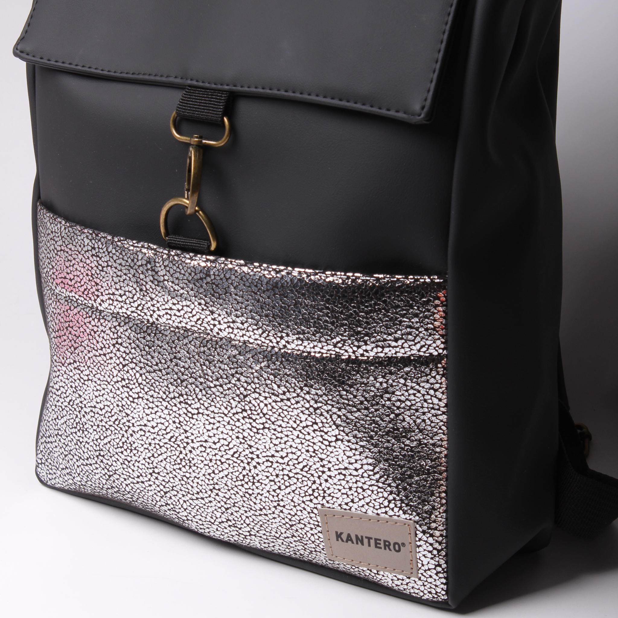 אקספרט נצנצים כסוף כהה ושחור