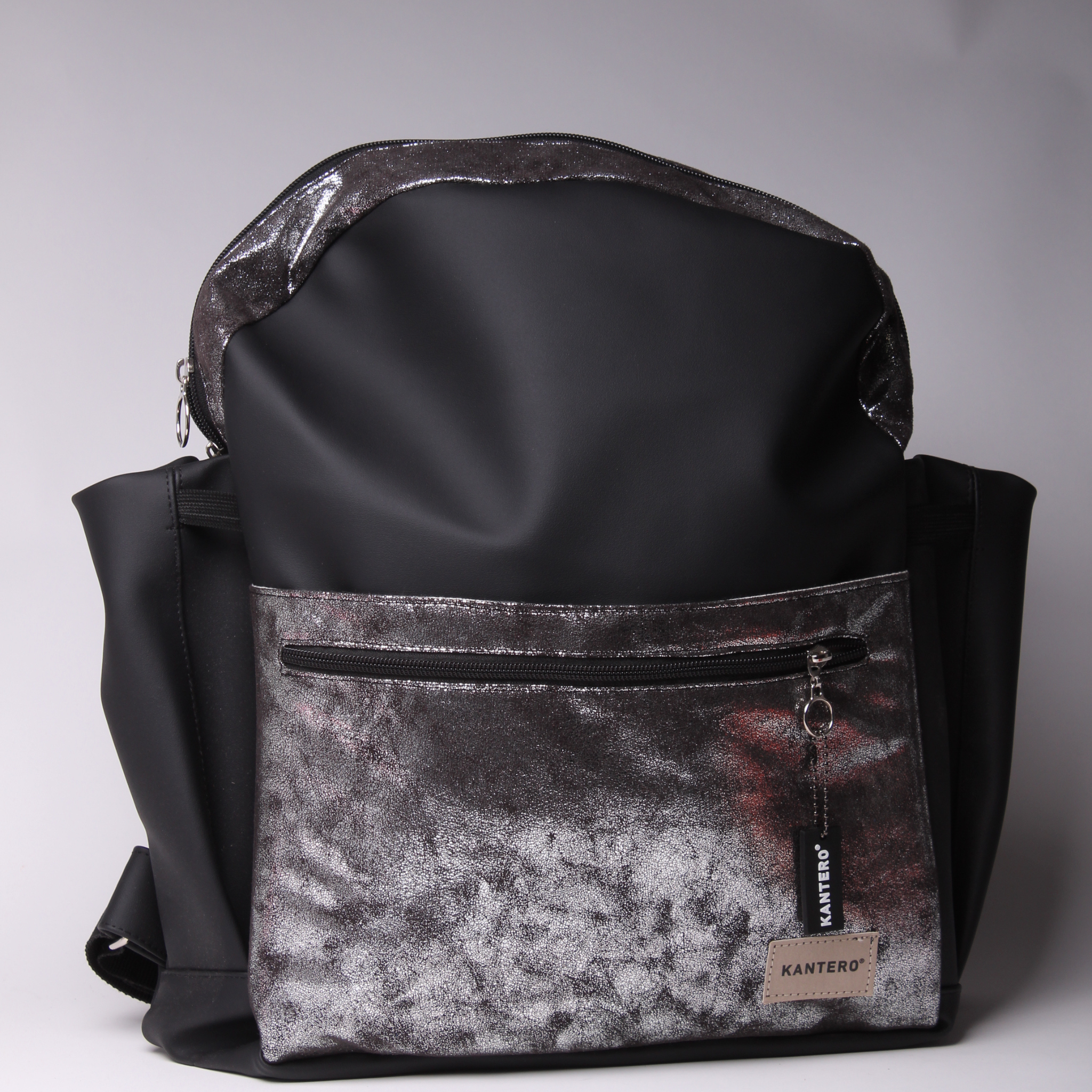 בייביבום כסוף משופשף ושחור