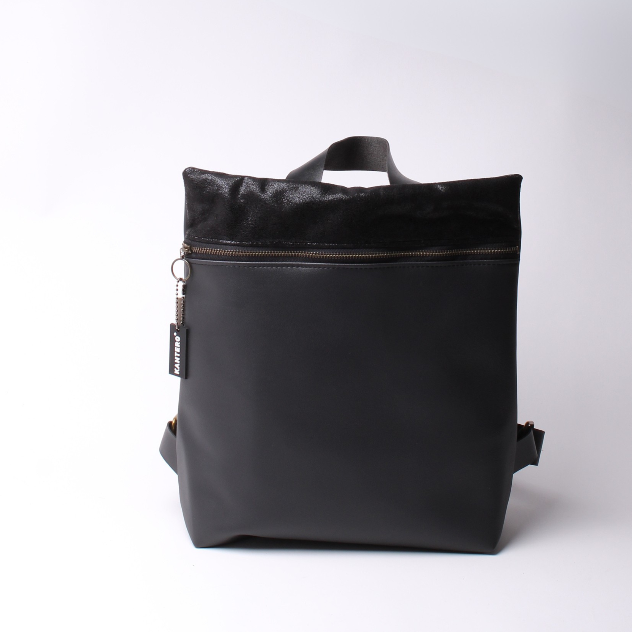 מיני מלבן שחור נצנצים ושחור