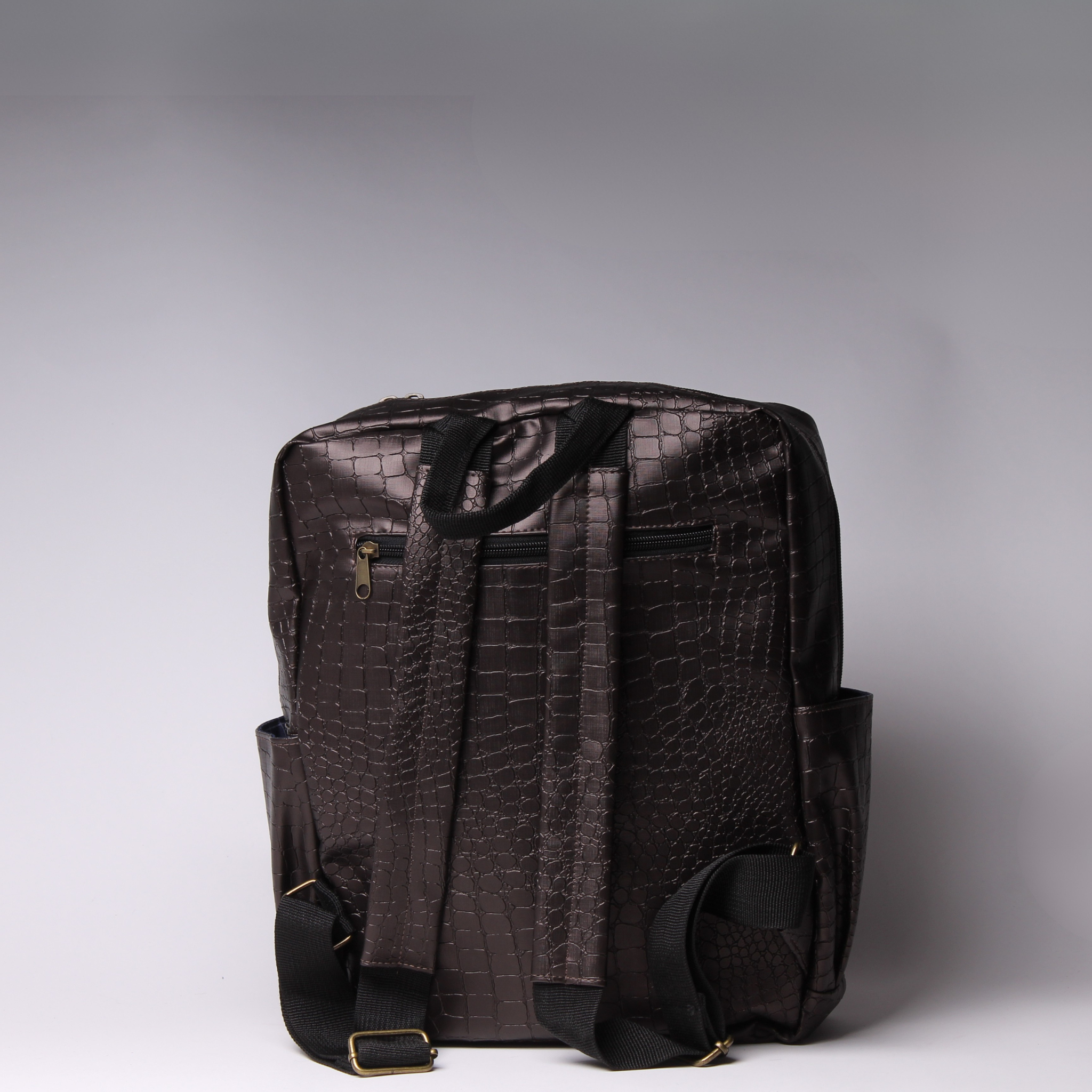 תיק גב וייז חום קרוקו