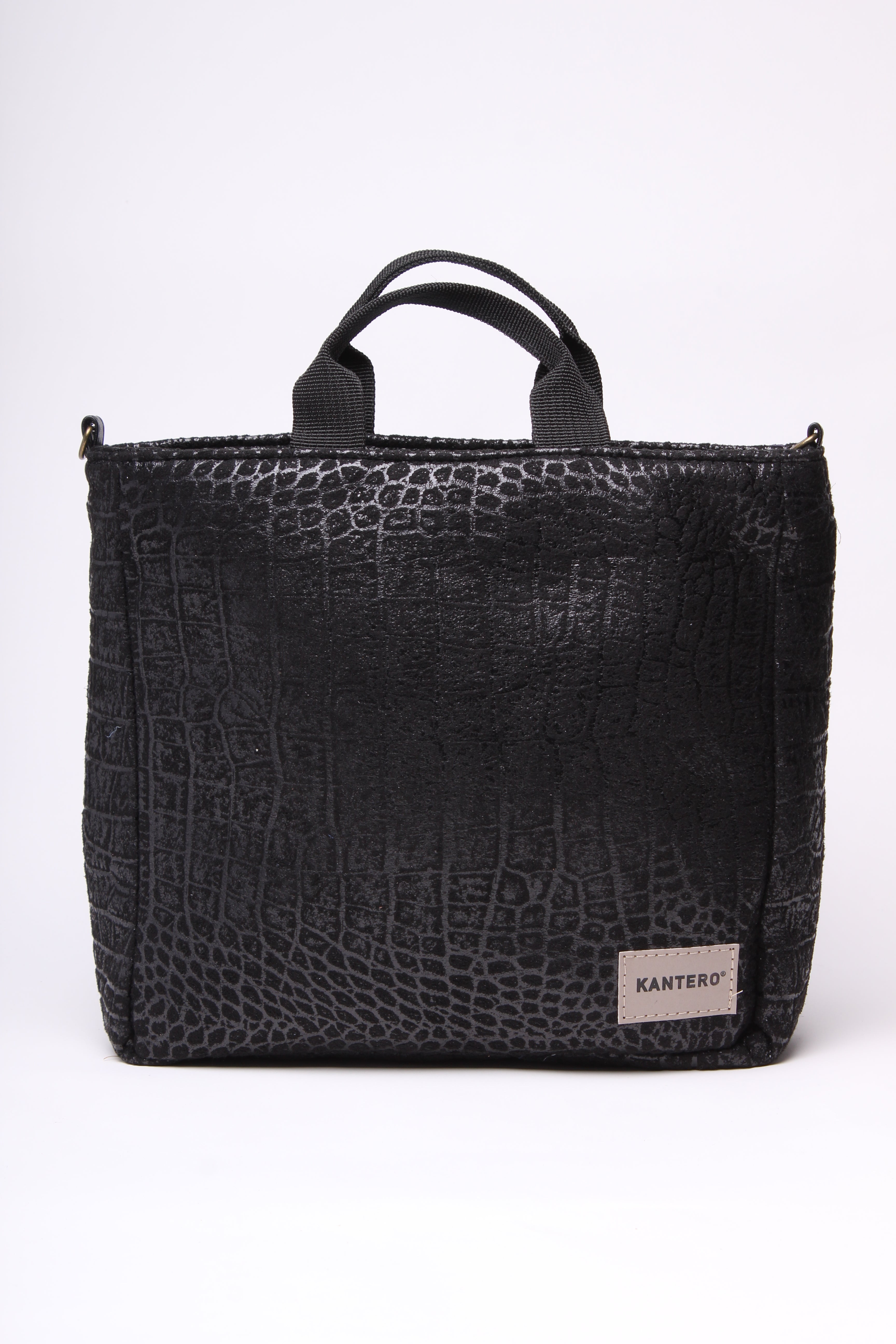 מיני פליפ הדפס תנין שחור