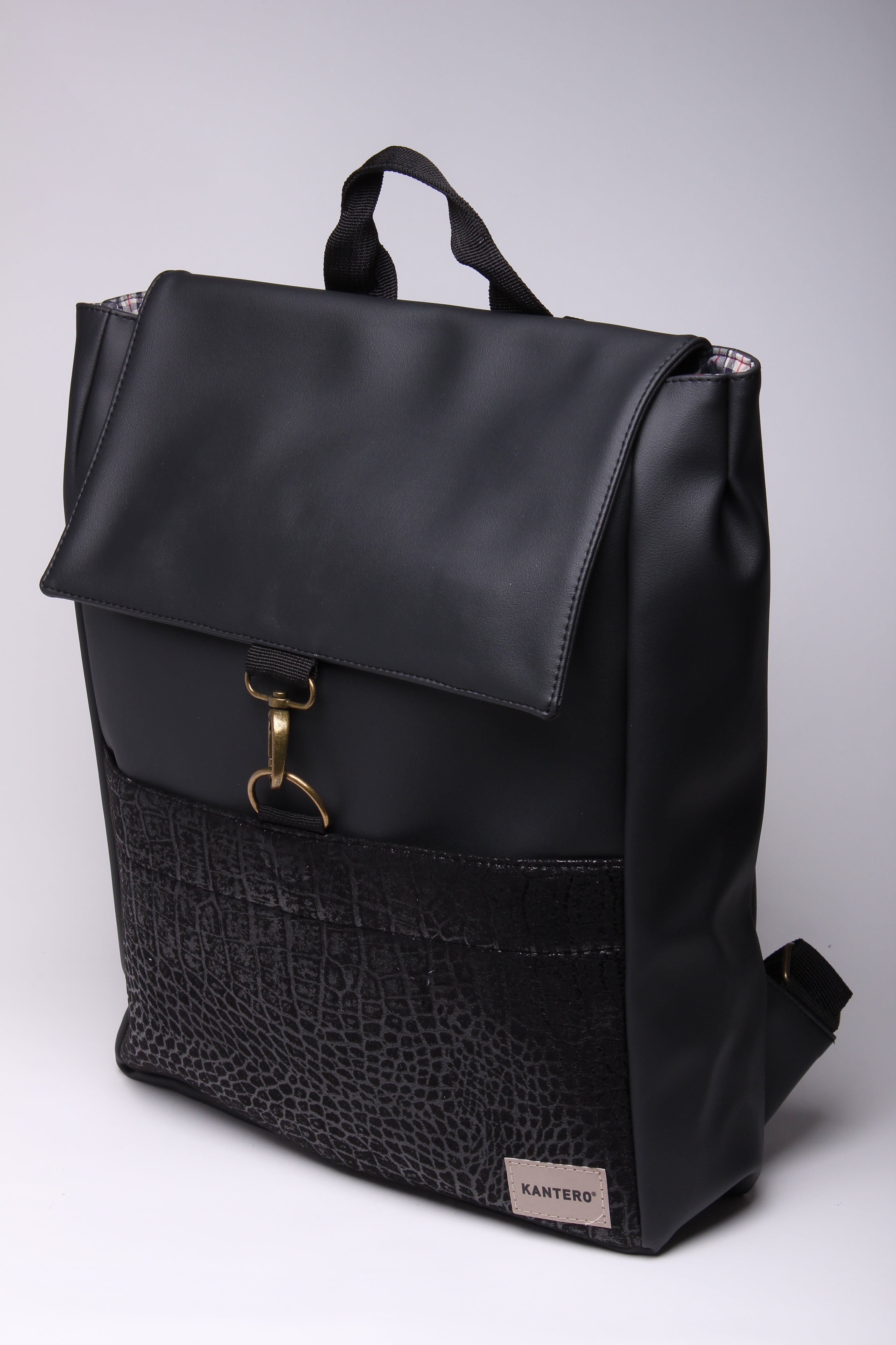 אקספרט פלוס הדפס תנין שחור ושחור