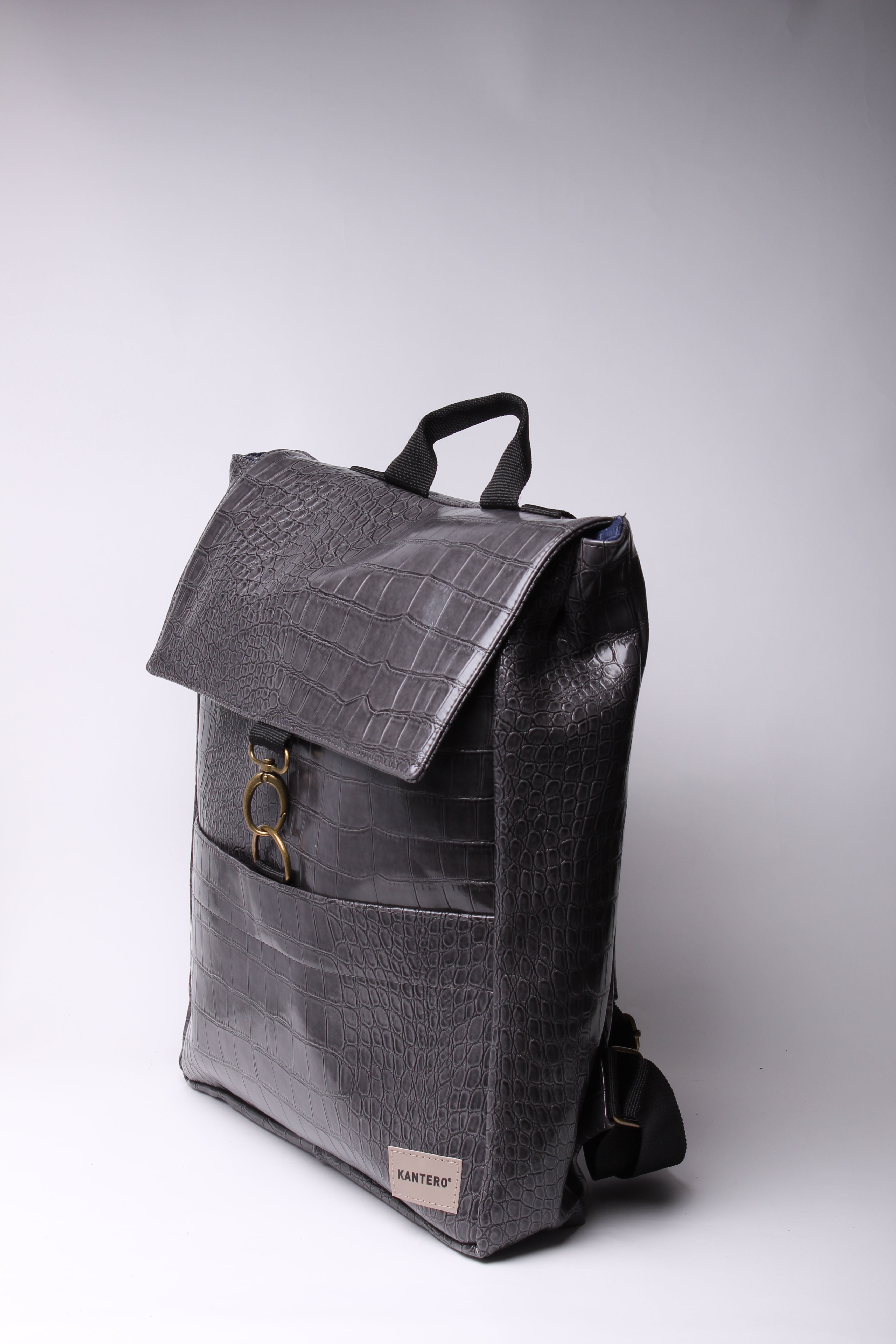 אקספרט פלוס קרוקו אפור מבריק