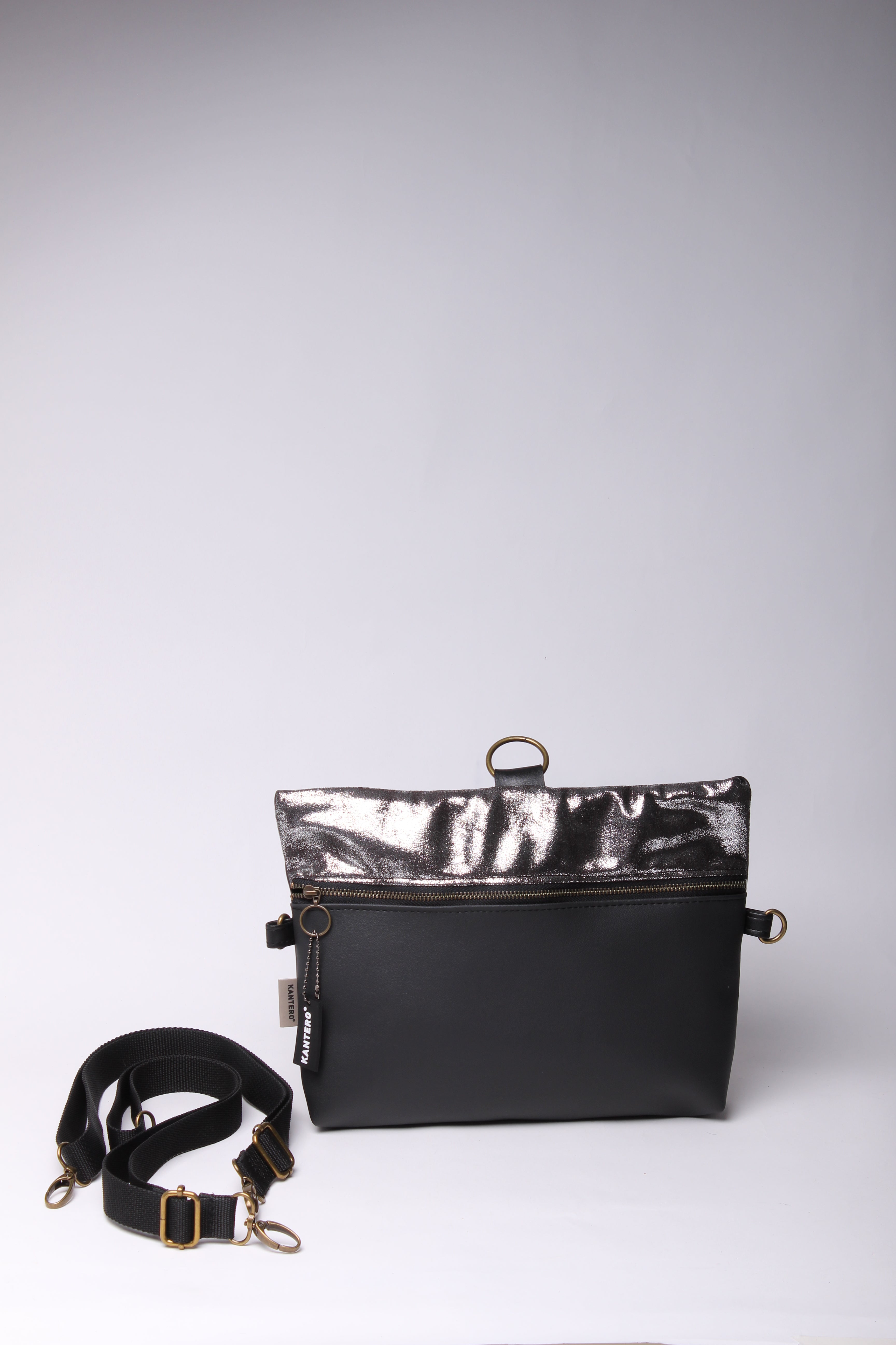 4 ב-1  כסוף משופשף ושחור