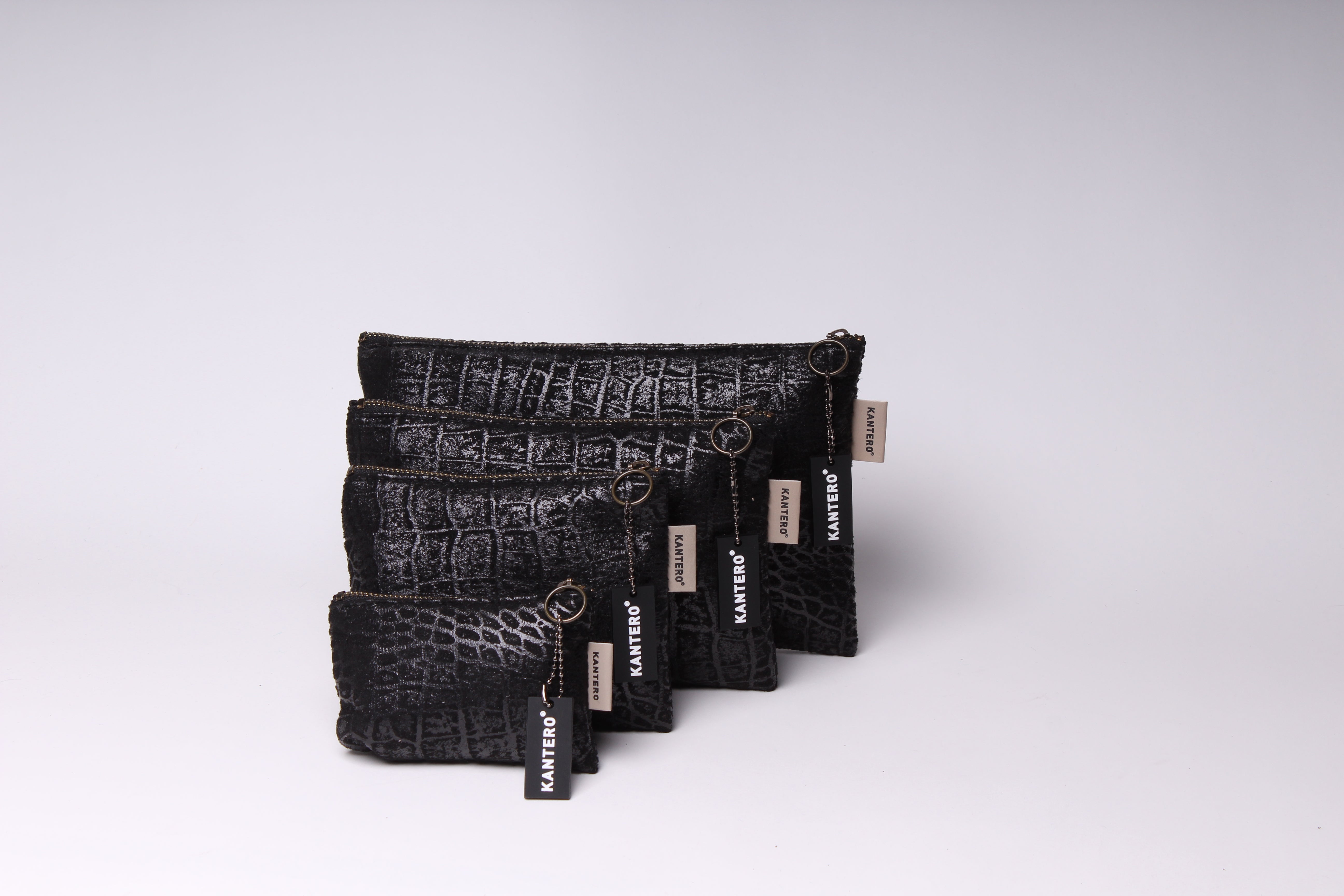 קלאץ' קטן תנין שחור