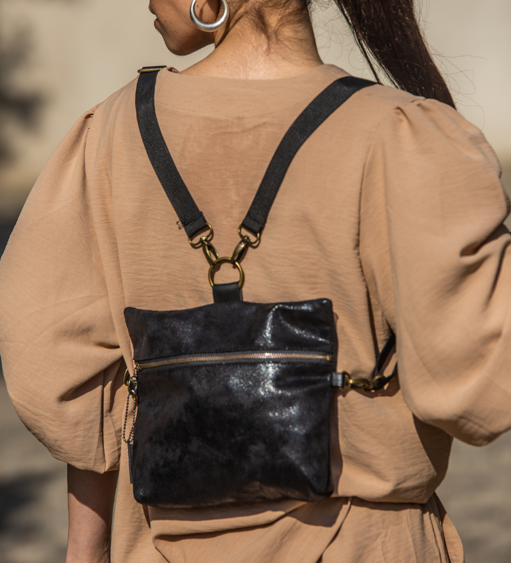 מיני4  ב- 1שחור נצנצים