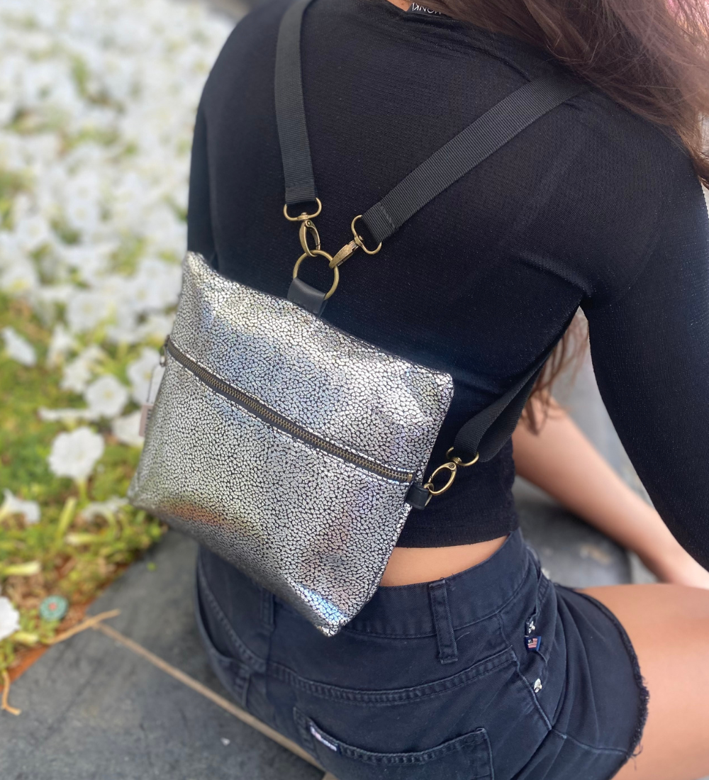 מיני 4 ב-1 נצנצים כסוף כהה