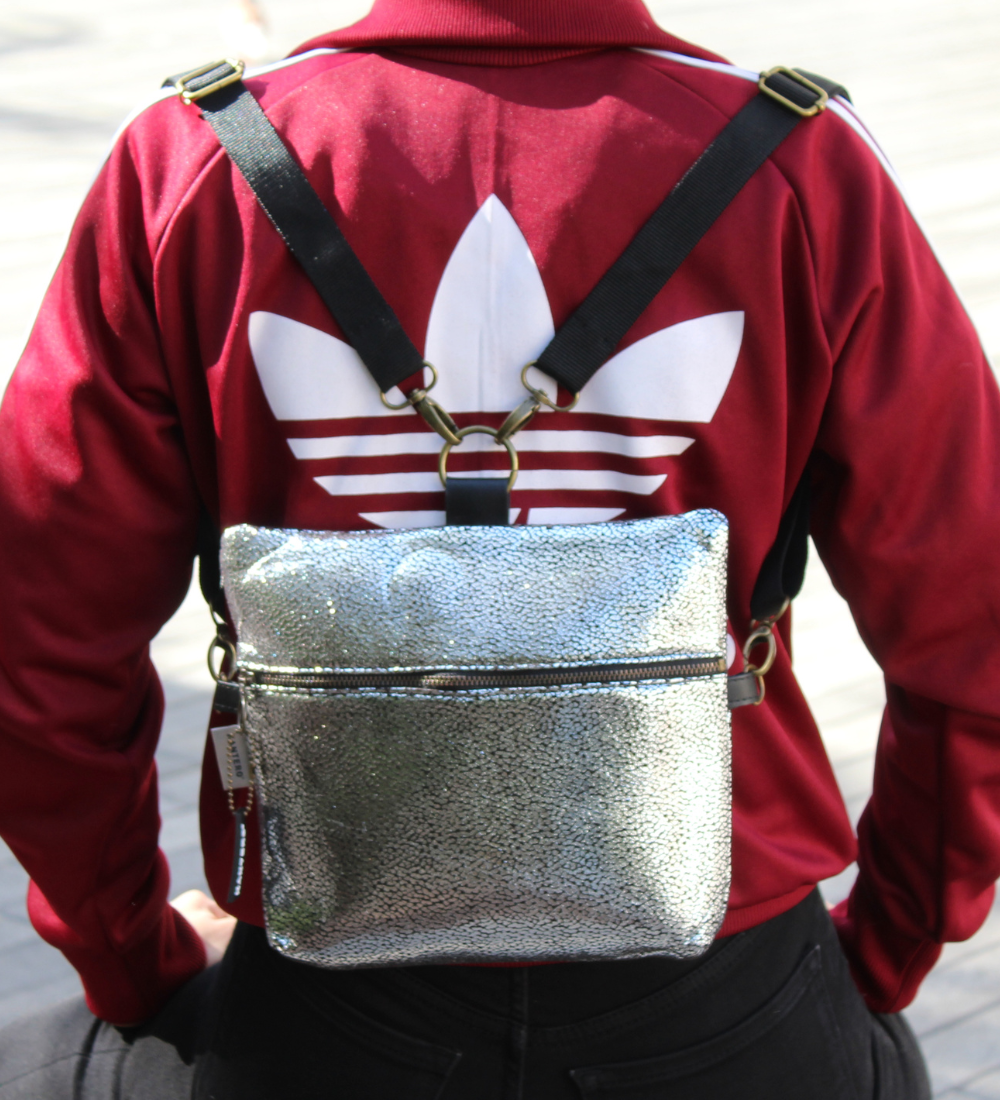 מיני 4 ב-1 נצנצים כסוף כהה