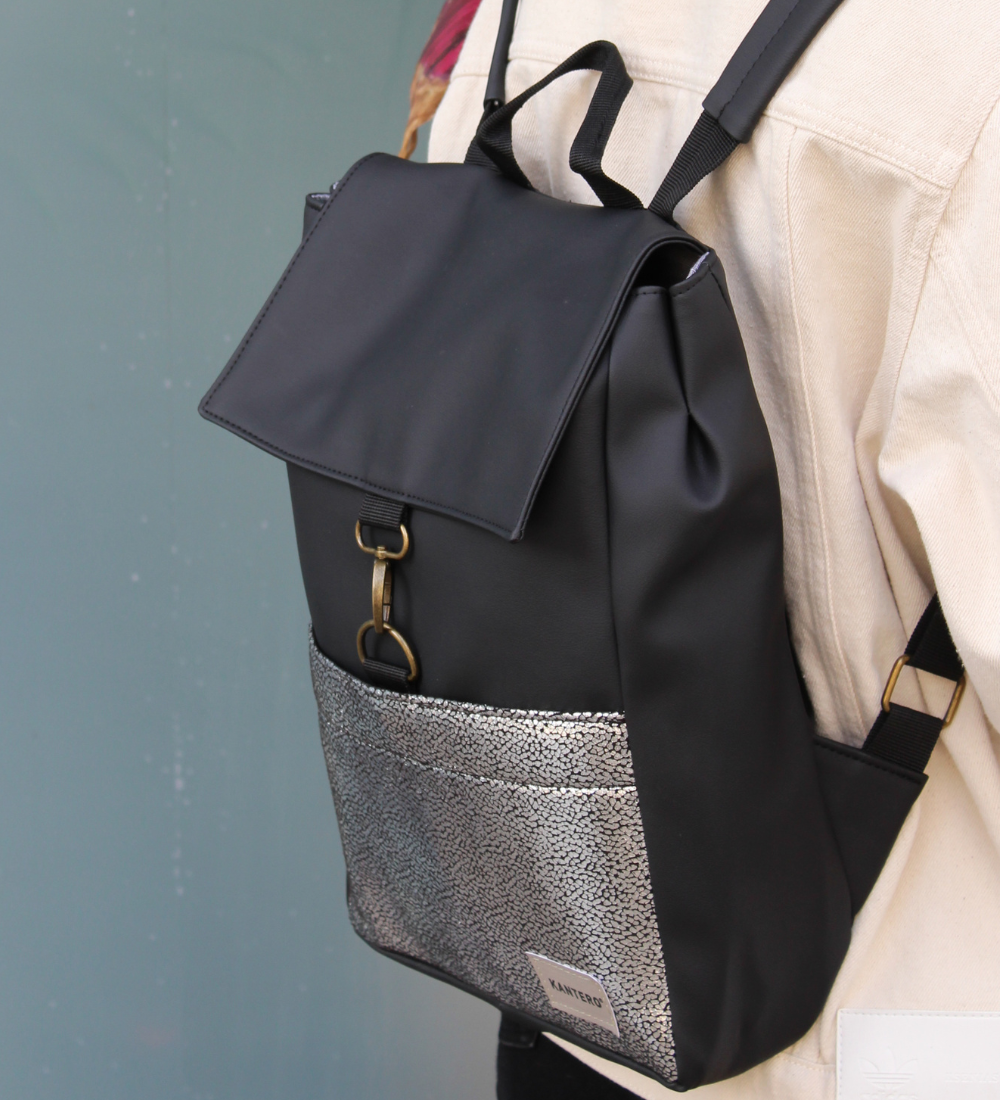 אקספרט נצנצים כסוף כהה ושחור