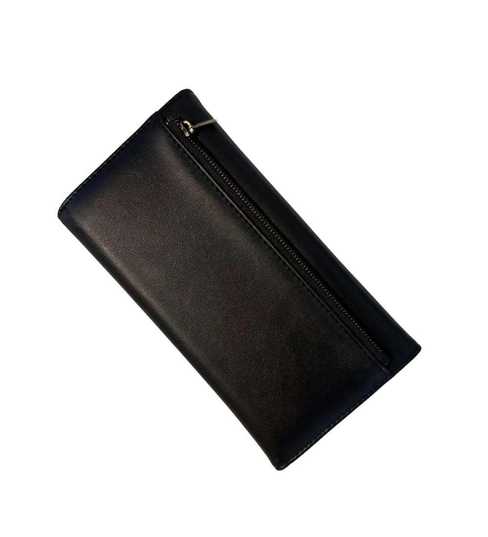 ארנק גדול שחור קלאסי