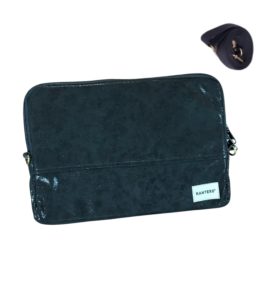 קייס לפטופ שחור נצנצים