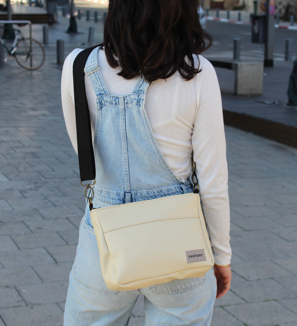 תיק צד  SLIDE - קרם