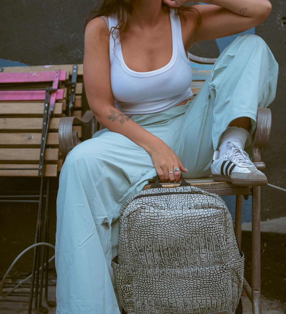 תיק גב וייז הדפס תנין