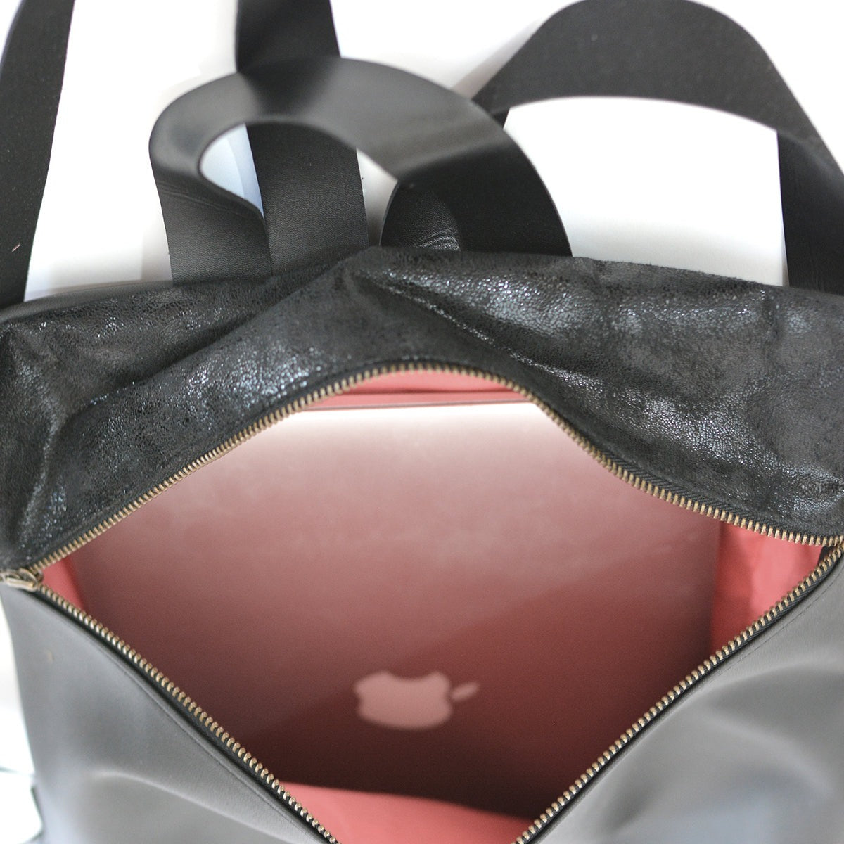 מלבן נצנצים כסוף כהה ושחור