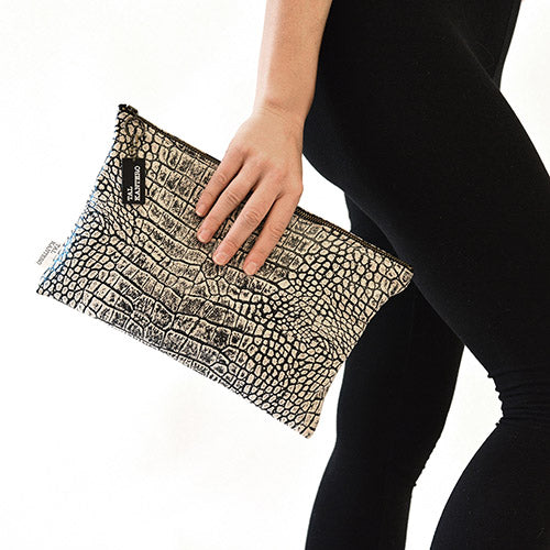 קלאץ' גדול הדפס תנין