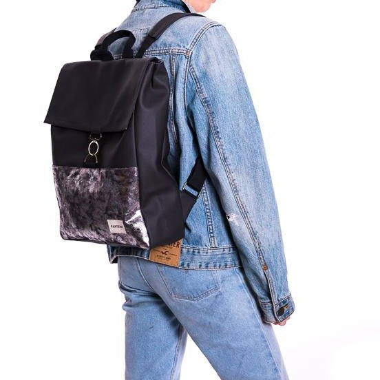 אקספרט פלוס כסוף משופשף ושחור