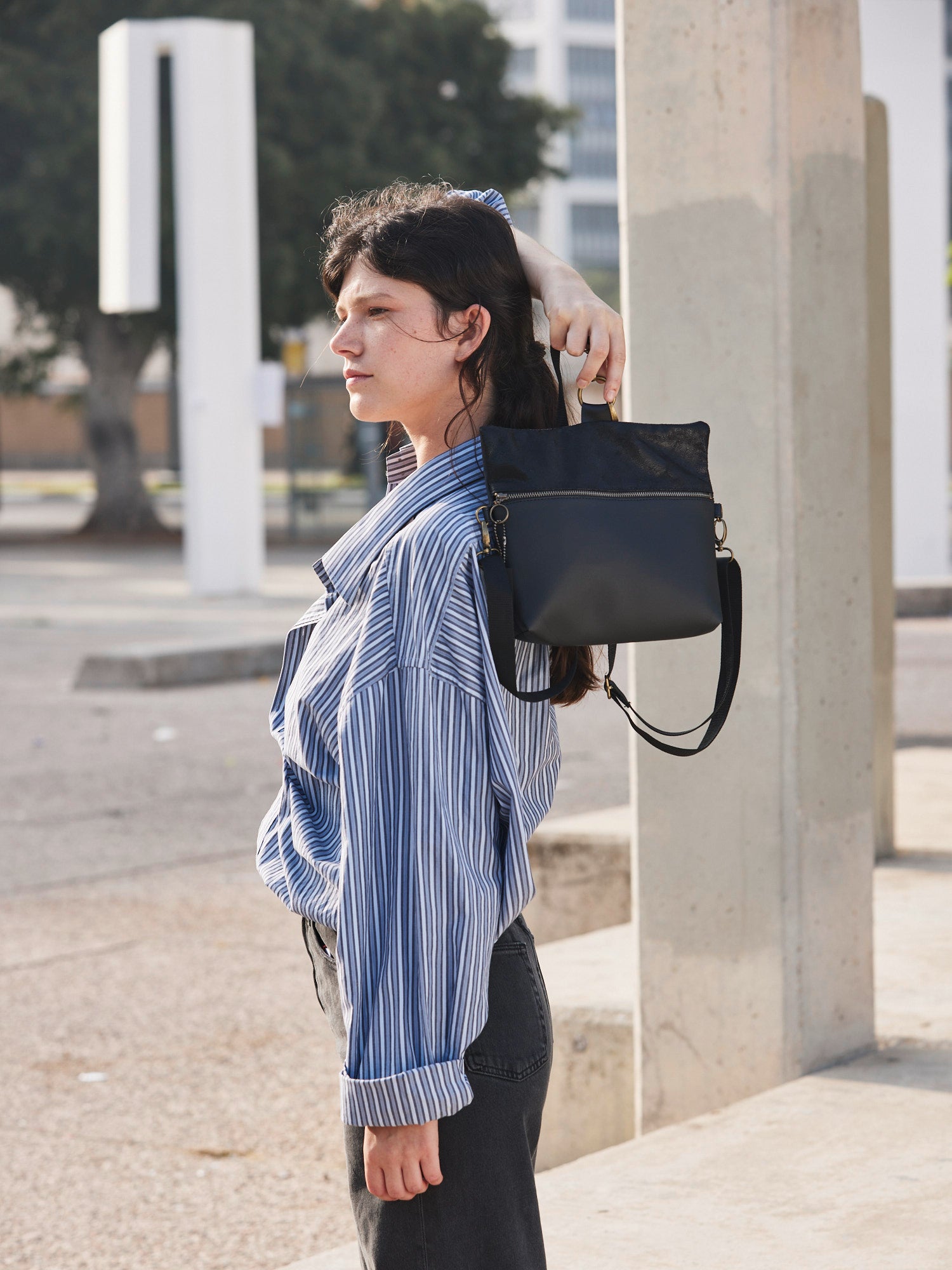 מיני 4 ב-1 שחור נצנצים ושחור