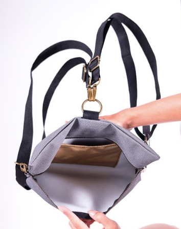 4 ב-1 נצנצים כסוף כהה ושחור