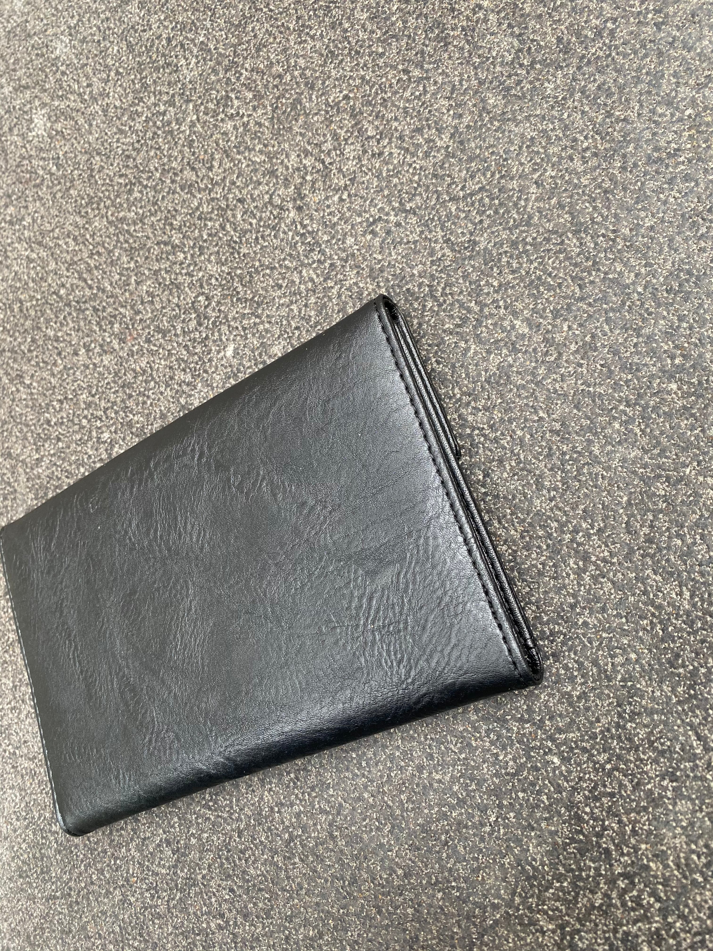 ארנק בינוני שחור וינטג׳